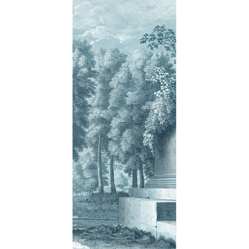 Milieu de terrain bleu triptyque C