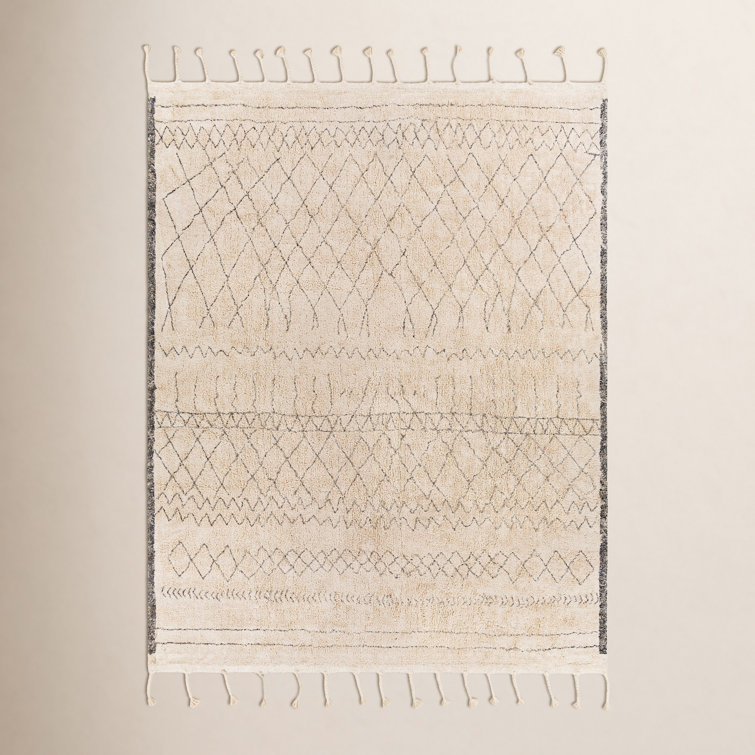 Clover Cotton Beige Rug