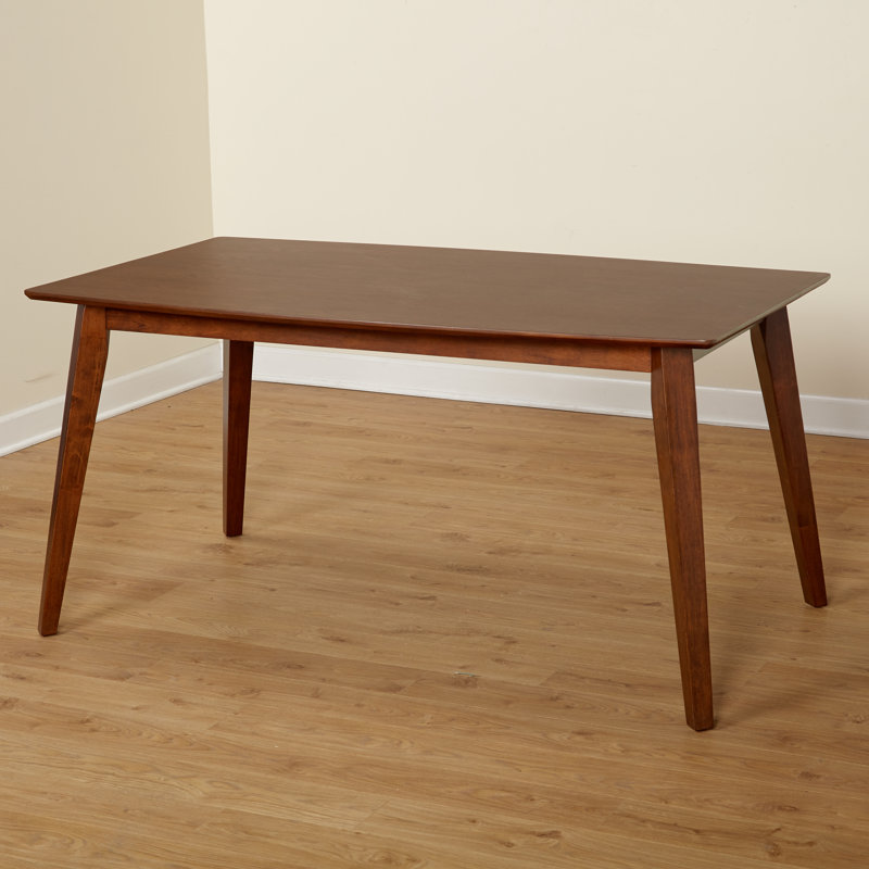 Avneet Four Leg Base Dining Set, 7 Pieces: 1 Table, 6 Chairs