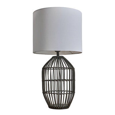 Tonnele Wicker/Rattan Standard Table Lamp