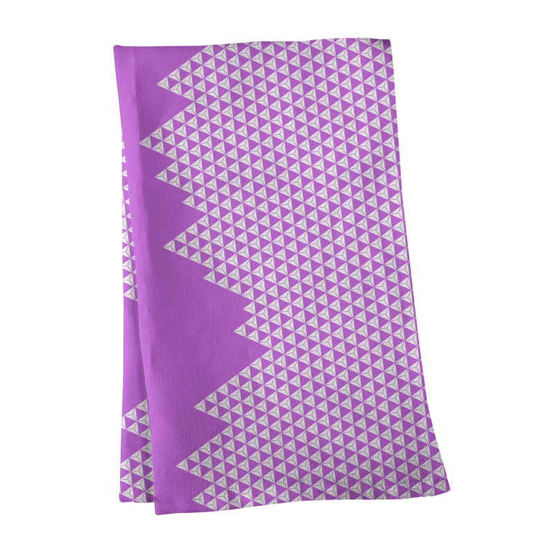 Tea Towel Kitchen Towel, Poly Twill, Light Purple