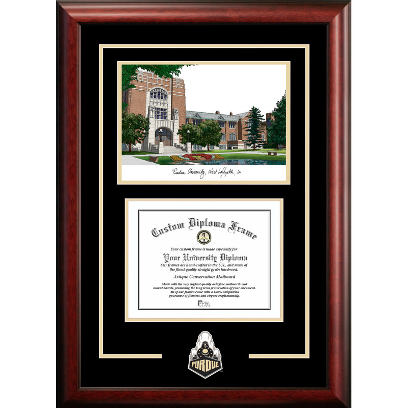 Cadre photo purdue universitaire de diplôme universitaire NCAA