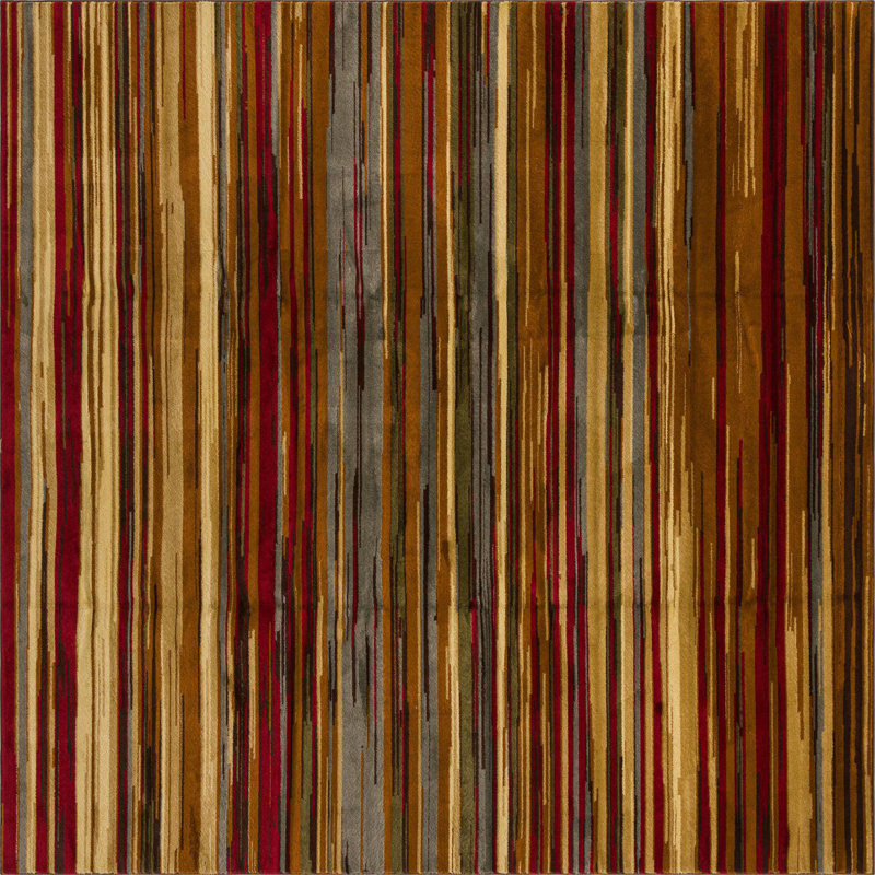 Abstract Indoor Rug, Square 10'