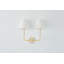 Applique murale 2 lumières en lin Wedgewood Empire par Mark D. Sikes pour Hudson Valley Lighting-112642506