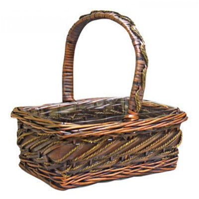 Bali Brown Willow Basket