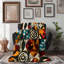 Ndebele Nuance - couverture en sherpa de qualité supérieure 1 pièce - reproduction d'art luxueuse-97399077