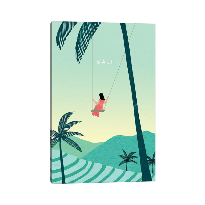 Bali by Katinka Reinke - Wrapped Canvas Painting, 20.32 cm H x 30.48 cm W