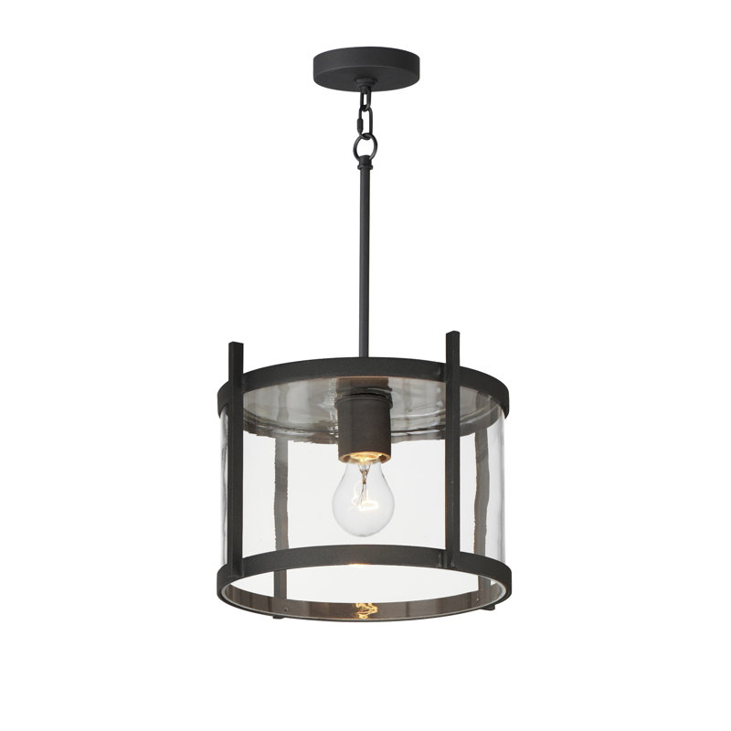 Belfry 12'' W 1 - Bulb Outdoor Semi Flush Mount