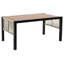 Fer d'extérieur avec table Ustyle. Imperméable, antirouille. Pe Weave. Fabrication robuste. Pour le jardin, la pelouse, le balcon. Assemblage facile. Option grise disponible Cadre. Cour, terrasse, jardin. À-148225242