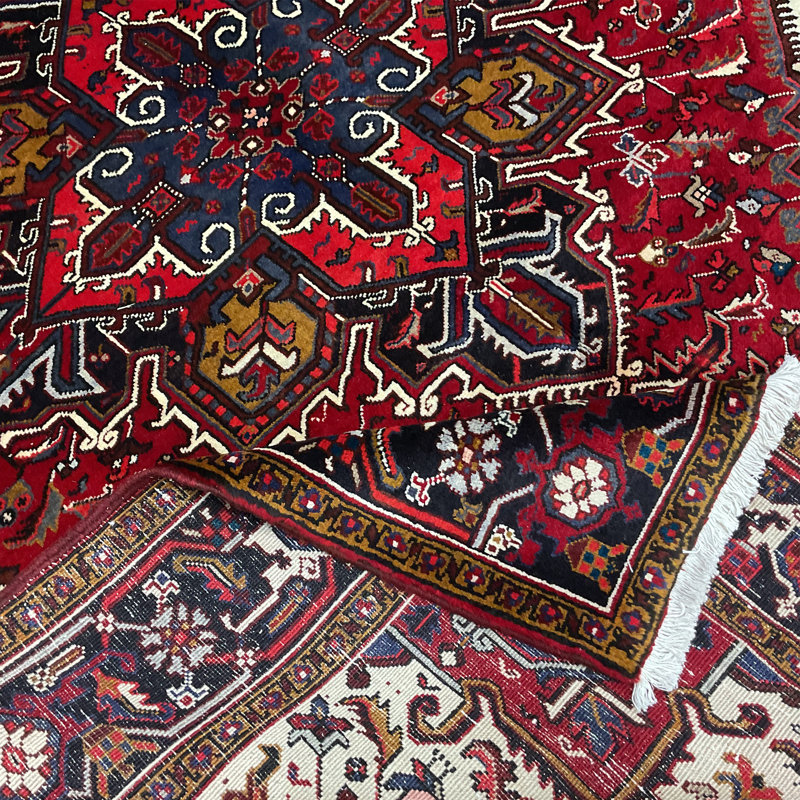 HERAT ORIENTAL Handmade Heriz Wool Rug