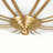 4 - Light Modern 17.7" Blossom Semi Flush Mount Chandelier