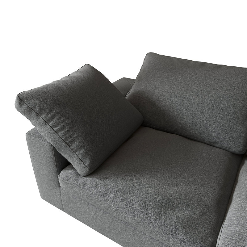Canapé rembourré en tissu F-Concept Chenille
