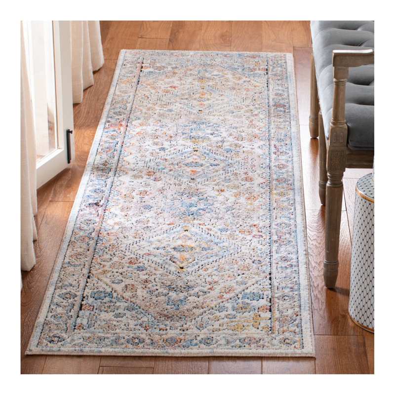 Gardner Performance Floral Rug, Runner 2'3" x 8'