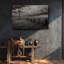 Drapeau du Texas, art sur toile - bottes de cowboy et chapeau, décor occidental rustique-729795411