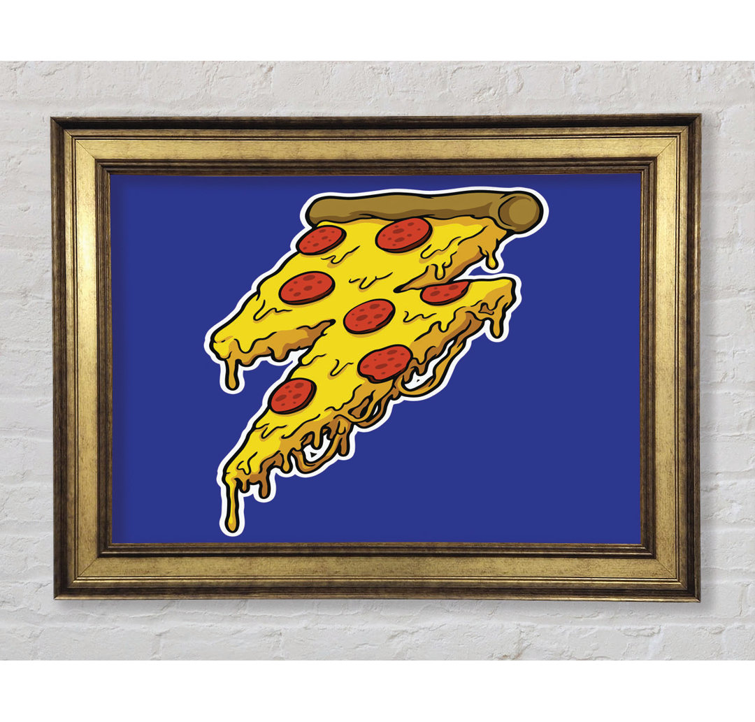 Pizza Life - Einzelner Bilderrahmen Kunstdrucke