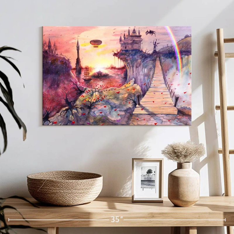 Kingdom Fantasy, 16" H x 24" W