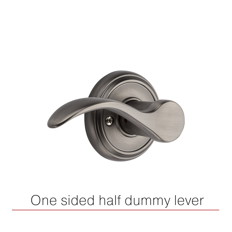 Buskager Slate Single Dummy Door Lever, Left