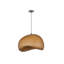 Luminaire suspendu en polyester 1 lumière brun-145249594