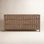 70" Oak 6-Drawer Dresser