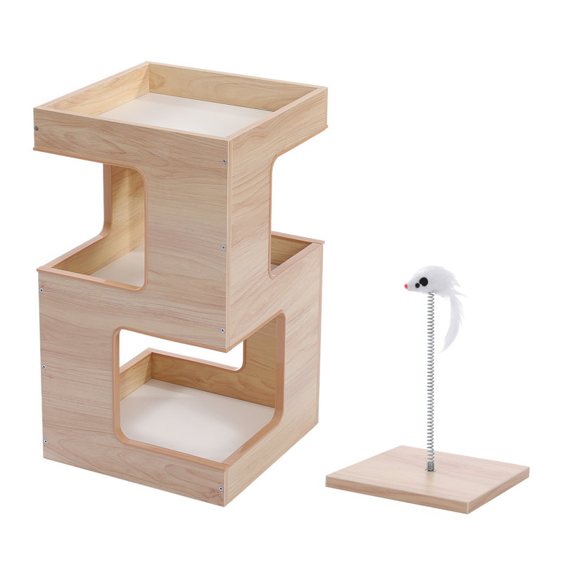 Mobilier d'intérieur multi-niveaux pour chat moderne