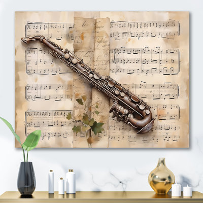 Clarinet Classique Timeless Taupe IV sur toile