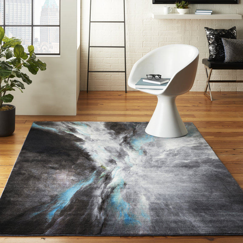 Tapis gris Cassie, Rectangle 4 pi x 6 pi