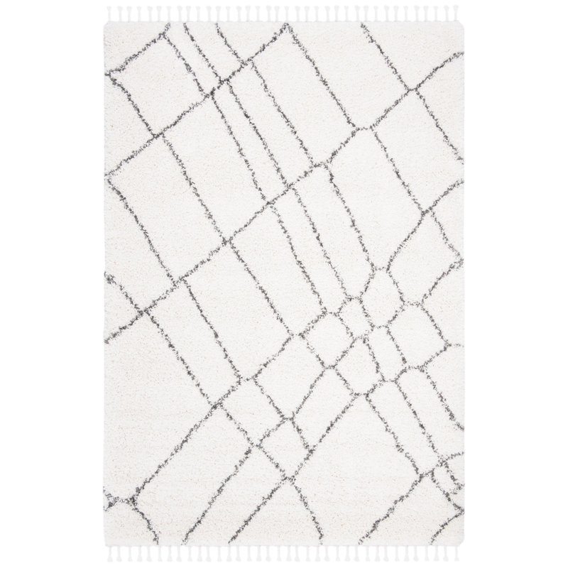 Tapis à poils longs Imraan, Rectangle 4 pi x 6 pi