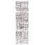 Tapis ivoire / gris à poils longs Hartselle 851-1561569998