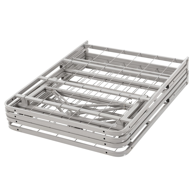Modway Horizon Stainless Steel Bed Frame, Gray, Full