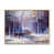 Toile naturelle avec cadre flottant