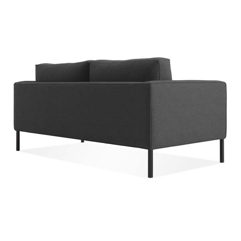 Paramount Sofa, Sanford Ceramic Crossweave, Metal, 32" H x 95" W x 34" D