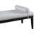 Priscilla Linen Textured Fabric Bench-1207616446-1207616444