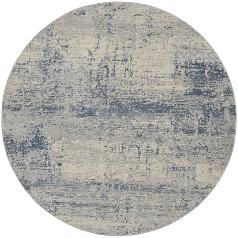 RUSTIC TEXTURES - Area Rug, Round 5'3"