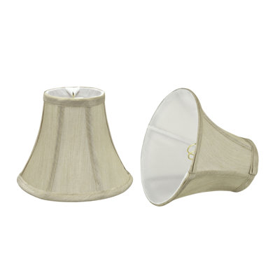 5'' H Faux Silk Fabric Bell Lamp Shade