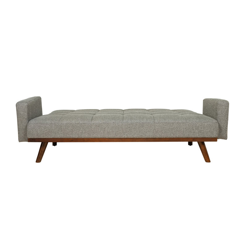Bowman 79" Linen Square Arm Sleeper Sofa