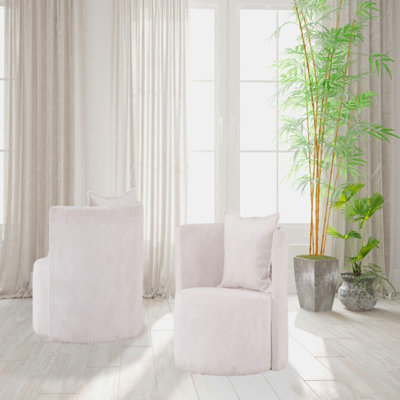 Lakeida Upholstered Barrel Chair