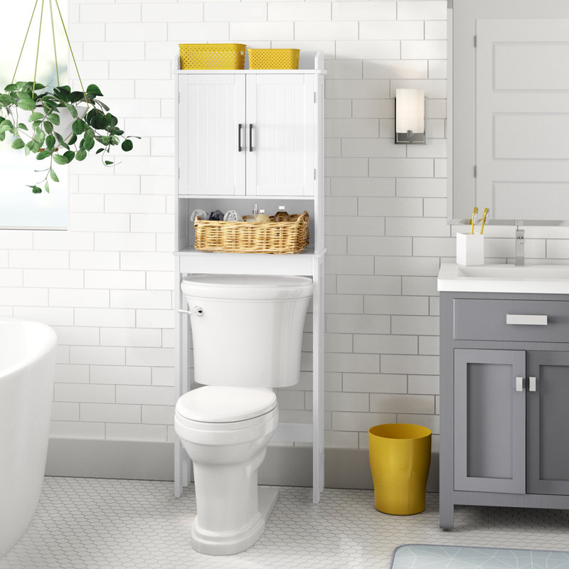 Doniphan Freestanding Over The Toilet Storage, White