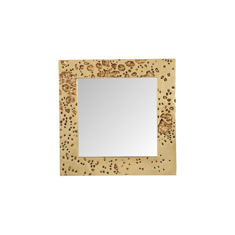 Splotch Beveled Accent Mirror, Gold