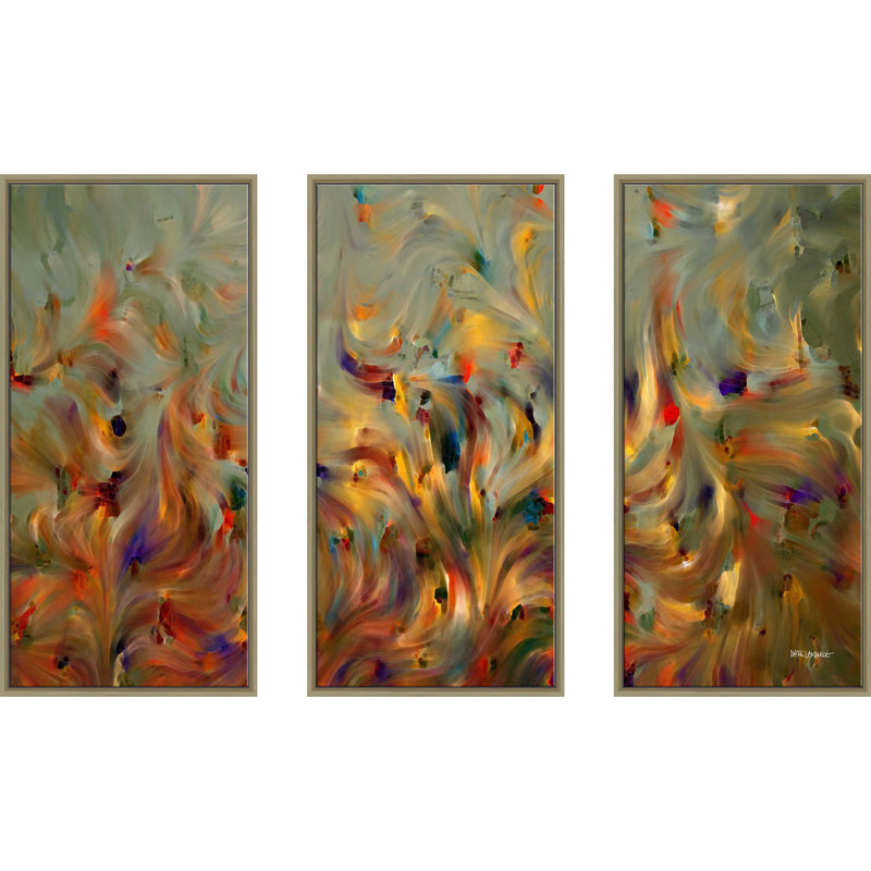 Reproduction d’art sur toile, "Faith, not Emotion" par Mark Lawrence, Encadrement doré, H 33,5 po x l 52,5 po x P 2 po
