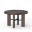 Table de salle à manger et de jeu avec insert en similicuir