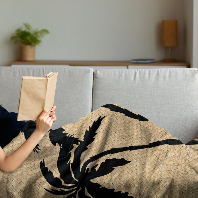 Hand Woven Throw Blanket, 70" x 90"