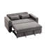 Lit gris avec porte-gobelets ajustables et pratiques pour les petits coussins lombaires-1861735308