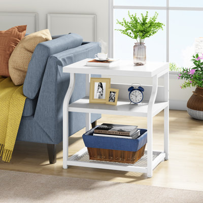 Wirrida 49.9cm W Steel Bedside Table