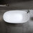 61" Freestanding Solid Surface Bathtub With Pop-Up Drainage And Overflow-119713722