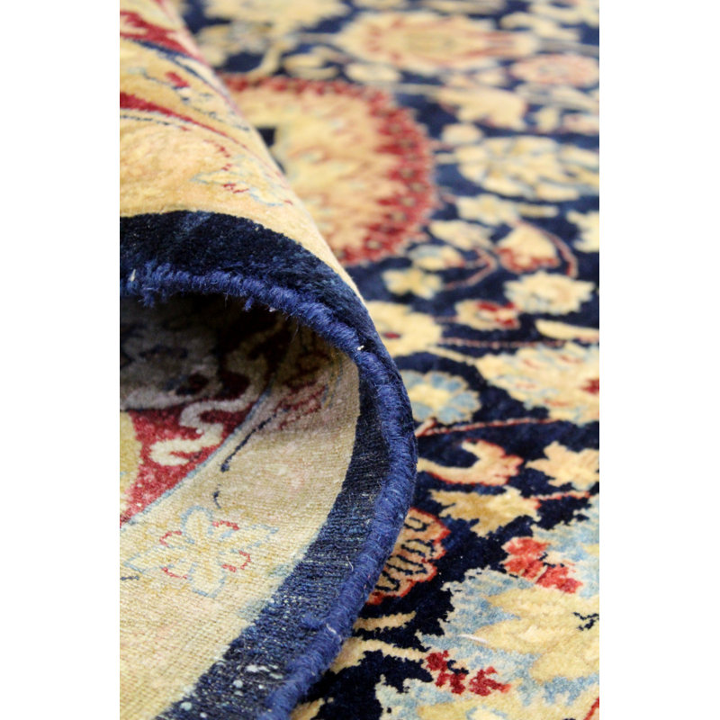 Cloud Band One-of-a-Kind 7'11" x 10'4" New Age Area Rug in Blue/Navy/Red