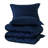 Diamond lattice three-piece Comforter Set-99303158-99014236