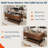 Lift Top Coffee Table with Storage – & Sturdy Metal Frame – Multifunctional Living Room Center Table