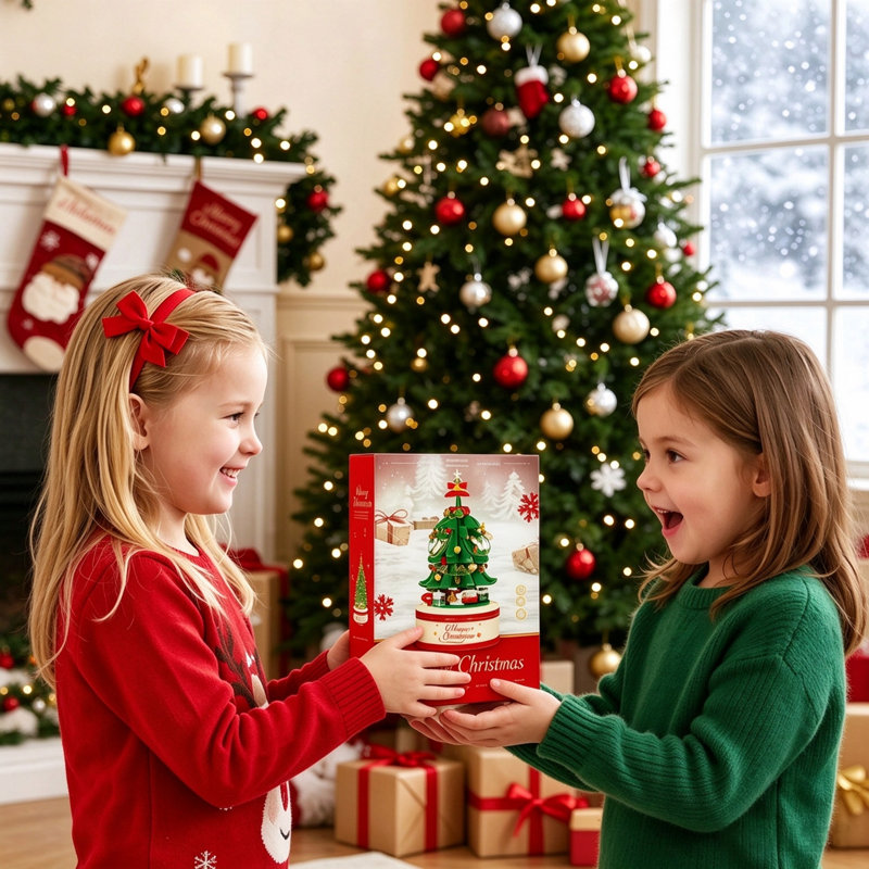Ensemble de décorations de Noël pour boîtes de musique LEGO, 683 pièces