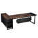 70.87'' Executive Desk and File Storage Cabinet