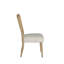 Wave Mahogany Curved Frame Dining Side Chair - Drift